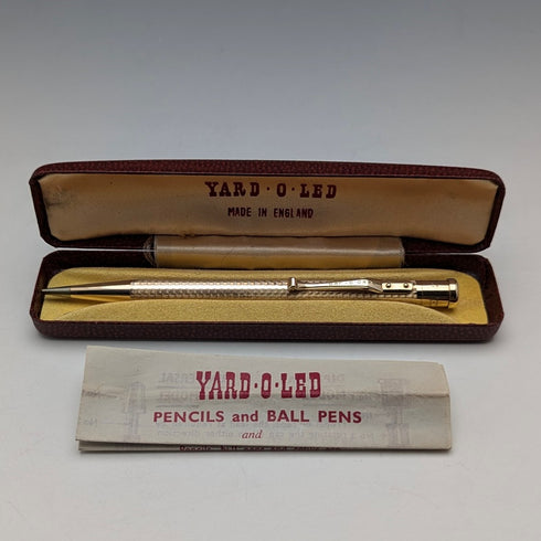 英國復古 Yard O' Red 捲金自動鉛筆(附盒子)